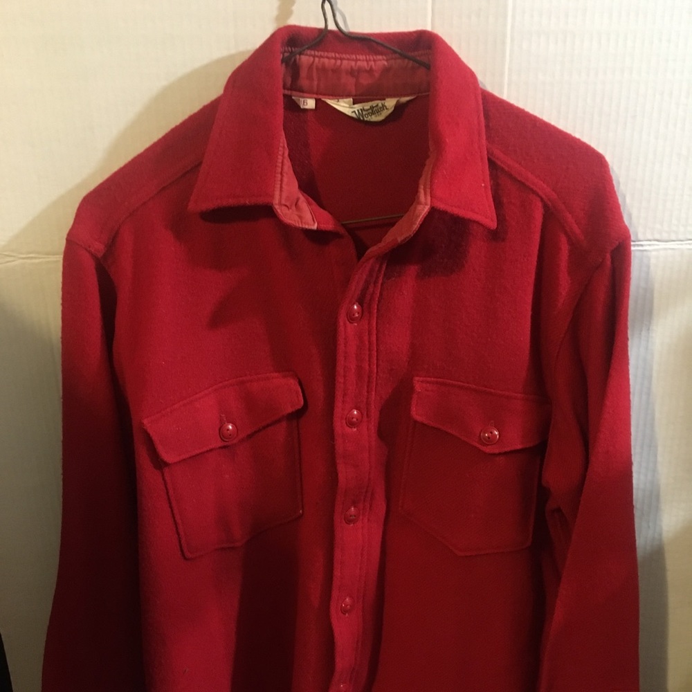 Vintage Woolrich Red Jacket Coat Near Mint